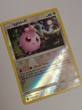 Iggly Buff - Reverse Holo Pokemon Card - Sun And Moon Cosmic Eclipse